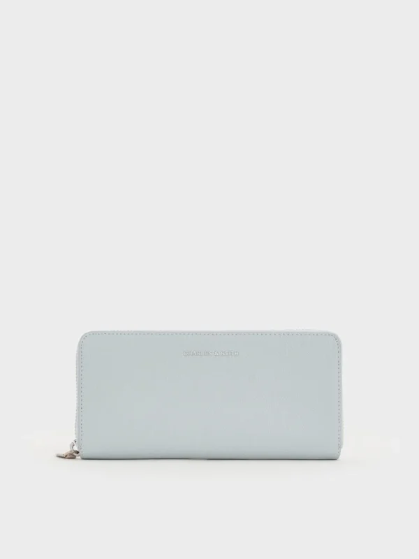 Dulcie Zip-Around Long Wallet - Sea Salt Blue